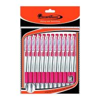 ราคา ควอนตั้ม ปากกาลูกลื่น 0.7 มม. หมึกแดง รุ่น Geloplus 007 Grip แพ็ค 12 ด้าม (7497393373379)