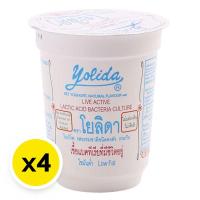 ราคา โยลิดา โยเกิร์ต รสธรรมชาติ ขนาด 150 ก. x 4 (7352917295299)