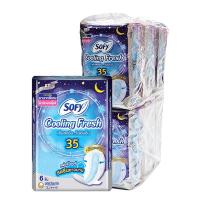 ราคา โซฟี คูลลิ่งเฟรช กลางคืน สลิม แบบมีปีก 35 ซม. 6 ชิ้น x 6 (7352503533763)