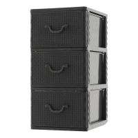 ราคา เอพีไอ ตู้ลิ้นชักพลาสติก 3 ชั้น ลายหวาย รุ่น 1077m3 สีเทา (6761194455235)