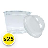 ราคา เอโร่ ถ้วยไอศกรีม พลาสติก Gpps พร้อมฝา 7 ออนซ์ x 25 (6974740562115)