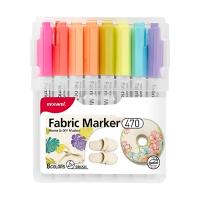 ราคา โมนามิ ปากกามาร์คเกอร์เขียนผ้า รุ่น Fabric Marker 470 เซ็ต 8 สี (236805327993895)