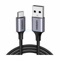 ราคา Ugreen 2m Cable Usb To Type-c (alu Gray, Nylon-60128) Black - A0158096 (649229468826665)