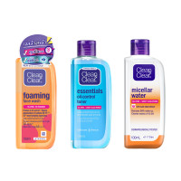 ราคา คลีน แอนด์ เคลียร์ โทนเนอร์ เอสเซนเชียล ออยคอนโทรล + เช็ดเครื่องสำอาง ไมเซล่าวอเตอร์ undefined + โฟมล้างหน้า เอสเซนเชียล โฟมมิ่ง เฟเชียล วอช 100 มล. x3 (469137494979989)