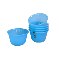 ราคา Dkw Official Hh-522/6 ชุดถ้วยพลาสติก (แพ็ค 6 ใบ) อุ่นไมโครเวฟได้ (มีหลายสี) Soup cup ถ้วยเล็ก สีฟ้าขุ่น (168953051790336)