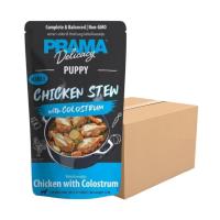 ราคา [12 ซอง] Prama อาหารเปียกสุนัข สูตร Complete & Balanced โปรตีนสูง เนื้อสัตว์เน้นๆ ช่วยบำรุงสุขภาพ มี 6 สูตร ขนาด 120g. Pd6-ไก่&โคลอสตรุ้ม (843208650579323)