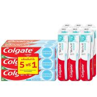 ราคา ยาสีฟันคอลเกต แอดวานส์ ไวท์เทนนิง 80ก. x6 หลอด + แปรงสีฟันคอลเกต สลิมซอฟท์ ดีพ คลีน แพ็ค 1 ด้าม x6 ชิ้น (673795180365407)