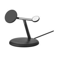 ราคา Belkin New แท่นชาร์จไร้สายรุ่นใหม่ ชาร์จเร็ว เทคโนโลยี Qi2 Pro New 3in1 Magnetic Wireless Charging Stand รุ่น Wiz023 (695263429428243)