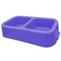 ราคา Bearing Pet Bowl ชามอาหารสัตว์เลี้ยง อุปกรณ์สัตว์เลี้ยง ที่ใส่อาหารสัตว์เลี้ยง ชามอาหารสุนัข จานข้าวแมว ถาดข้าว คงทน ม่วง,2ช่อง ขนาดเล็ก (134844599797833)