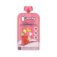 ราคา Peachy อาหารเสริมสำหรับเด็ก รสแอปเปิลผสมมะม่วงและกล้วยน้ำว้าบด 1 ถุง (r2) (153604639464955)