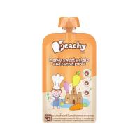 ราคา Peachy อาหารเสริมสำหรับเด็ก รสมะม่วงน้ำดอกไม้ผสมมันเทศและแครอทบด undefined 1 ถุง (r4) (578325582272497)