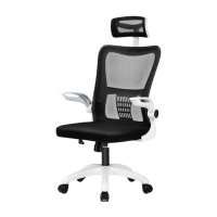 ราคา Deli เก้าอี้สำนักงาน พร้อมพนักพิงศีรษะ รับประกัน1ปี สีขาวดำ รุ่น E4926 1ตัว (802948990353190)