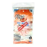 ราคา โพลี-ไบรท์ ถุงมืออเนกประสงค์พีวีซี ขนาด M 3 คู่ (682503257038134)