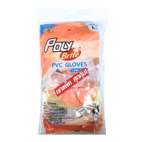 ราคา โพลี-ไบรท์ ถุงมืออเนกประสงค์พีวีซี ขนาด L 3 คู่ (939187349491500)