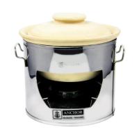 ราคา ชุดอุ่นอาหารหม้อดิน+เตาสแตนเลส 6 นิ้ว (stainless) (404269419767043)