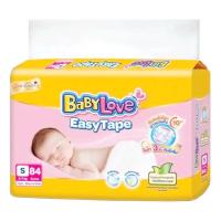 ราคา เบบี้เลิฟ อีซี่ เทป ผ้าอ้อมเด็ก เมก้าแพ็ค ขนาด S 84 ชิ้น (7499771117763)