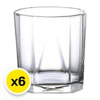 ราคา โอเชียน แก้วน้ำ รุ่น Pyramid ขนาด 11 ออนซ์ x 6 ใบ (7497405169859)