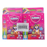 ราคา มาสเตอร์อาร์ต สีไม้ แท่งสั้น 12 สี x 12 กล่อง (7416096948419)