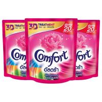 ราคา คอมฟอร์ท อัลตร้า น้ำยาปรับผ้านุ่ม สูตรเข้มข้น สีชมพู 110 มล. x 3 (7352803983555)