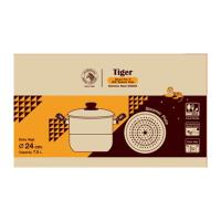 ราคา หัวม้าลาย ชุดหม้อต้มสแตนเลส ไทเกอร์ 24 ซม. + แผ่นชั้นนึ่ง (799501121630736)
