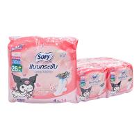 ราคา โซฟี แบบกระชับ สลิม ผ้าอนามัย แบบปีก 26 ซม. 4 ชิ้น x 6 (7352427577539)