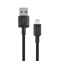 ราคา Eloop S9m สายชาร์จ ไนลอนถัก Usb Data Cable 2.1a L Cable/micro/type-c ของแท้ 100% Black (162097209939641)