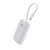 ราคา iwalk Power Mini แบตสำรองพกพาแบบมีสายชาร์จในตัว ความจุ 10000mahชาร์จเร็ว 22.5wรองรับ iphone17,16,15 สีขาว (673435791141461)