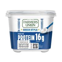 ราคา ฟาร์มเมอร์ส ยูเนียน กรีก โยเกิร์ต สูตรโปรตีนสูง 900 ก. (427104711740715)