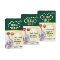 ราคา (แพ็ค 3) Khaolaor ขาวละออ อลิเซีย โกลด์ กระเทียมสกัด ผสม ผงเยื่อหุ้มเปลือกไข่ ขมิ้นชันสกัด คอลลาเจนไทพ์ทู และ พริกไทยดำสกัด undefined 60 แคปซูล/กล่อง (703710066510426)