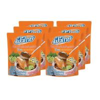 ราคา ฟ้าไทย น้ำก๋วยเตี๋ยวกึ่งสำเร็จรูปเข้มข้น รสไก่มะระ 350 ก. x 6 (312474219051841)