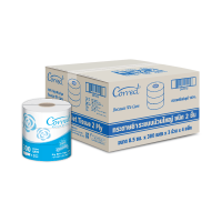 ราคา Correct กระดาษชำระม้วนใหญ่ หนา 2 ชั้น ความยาว 300 เมตร บรรจุ 3 ม้วน/แพ็ค x 4 แพ็ค (3,600 เมตร) undefined [ยกลัง] (7402748838083)