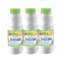 ราคา ดัชมิลล์ นมเปรี้ยว รสผลไม้รวม 400 มล. x 3 (898415209392997)