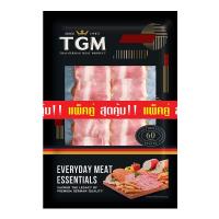 ราคา ทีจีเอ็ม เบค่อนพันไส้กรอกค็อกเทล 300 ก. x 2 (270304343011435)