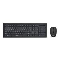 ราคา Anitech Wireless Keyboard & Mouse (คีย์บอร์ดและเมาส์ไร้สาย) Pa804 (black) (196318305753214)