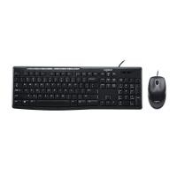 ราคา Logitech Keyboard & Mouse (คีย์บอร์ดและเมาส์) Mk200 Media Corded Keyboard And Mouse Combo (black) (582980888764072)