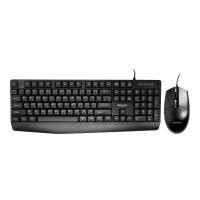 ราคา Philips Keyboard & Mouse (คีย์บอร์ดและเมาส์) Spt6237 Wired Keyboard & Mouse Combo - Black (495520102958957)