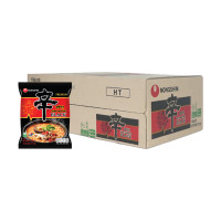 ราคา [ขายยกลัง] ชินรามยอนแบล็ค บะหมี่กึ่งสำเร็จรูปรสเผ็ด Nongshim Shin Ramyun Black Noodle Soup นงชิม (ซุปเนื้อพรีเมี่ยม) 1 ลังมี 20 ซอง (766757673669071)