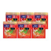 ราคา เอลเฟ่น สีไม้สั้น 12 สี x 6 (7416098193603)