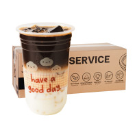 ราคา [hgd22u]แก้วพลาสติก ชาไข่มุก สกรีนลาย Have a good day ขนาด 22 ออนซ์ ปาก 95 ทรงแคปซูล บรรจุ (50 ใบ/แถว) x 5 แพ็ค (866059777689243)