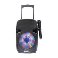 ราคา Mcrock ลำโพงบลูทูธ 8 นิ้ว รุ่น Dht-720df(a08) แถมไมโครโฟนไร้สาย มีแบตในตัว ล้อลาก ใช้นอกสถานที่ (486943571138590)