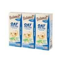 ราคา 4care Balance Oat Milk Plus รสจืด (180 ml x 3 กล่อง) นมโอ๊ต ผสมน้ำนมอัลมอนด์และน้ำนมข้าวกล้องหอมมะลิ (401046391651480)