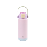 ราคา ซุปเปอร์ ล็อค ขวดน้ำสเตนเลส พร้อมหลอดดูดซิลิโคน 520 มล. รุ่น S180 สีม่วง (697173496038934)