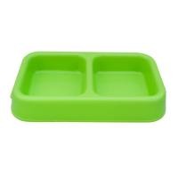 ราคา Bearing Pet Bowl ชามอาหารสัตว์เลี้ยง อุปกรณ์สัตว์เลี้ยง ที่ใส่อาหารสัตว์เลี้ยง ชามอาหารสุนัข จานข้าวแมว ถาดข้าว คงทน เขียว,2ช่อง ขนาดใหญ่ (440996707884088)