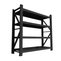 ราคา Elife Warehouse shelf โรงงานขายตรง ชั้นวางของ ขนาดใหญ่ 2เมตร วัสดุทำจากเหล็กหนา แข็งแรง ออกใบกำกับได้ (350 Kg/ชั้น ดำ) (478088318356772)