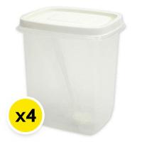 ราคา ไพโอเนียร์ กล่องบรรจุอาหารพร้อมช้อน รุ่น Pn331 แพ็ค 4 กล่อง (7497497903299)