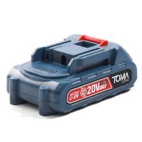 ราคา Toma Japan แบตเตอรี่ลิเธียมไอออน 20v Lithium-ion Battery สำหรับสว่านไร้สาย 3 ระบบ Proimpact-x รุ่น Prom-07t แบต 6ah 1ก้อน (936642511358984)