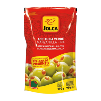 ราคา Jolca Pepper Paste Stuffed Manzanilla Olives 190 g. มะกอกเขียวสอดไส้พริก (564101391180666)