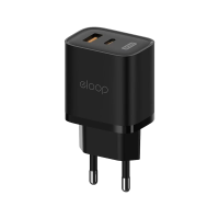 ราคา Eloop C31t หัวชาร์จเร็ว Pd 30w 2 Port Usb Type C Adapter Fast Charge อแดปเตอร์ type c ชาร์จไว Gan Charger ขนาดเล็ก Black (843595825485370)