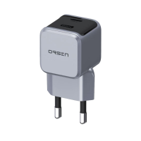 ราคา Orsen by Eloop C23t หัวชาร์จเร็ว Gan 20w Adapter Pd Quick Charge Pps Fast Charge Type C Charger Silver (462435791291434)