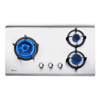 ราคา Rinnai เตาแก๊สแบบฝัง 3 หัว รุ่น RB-73TS